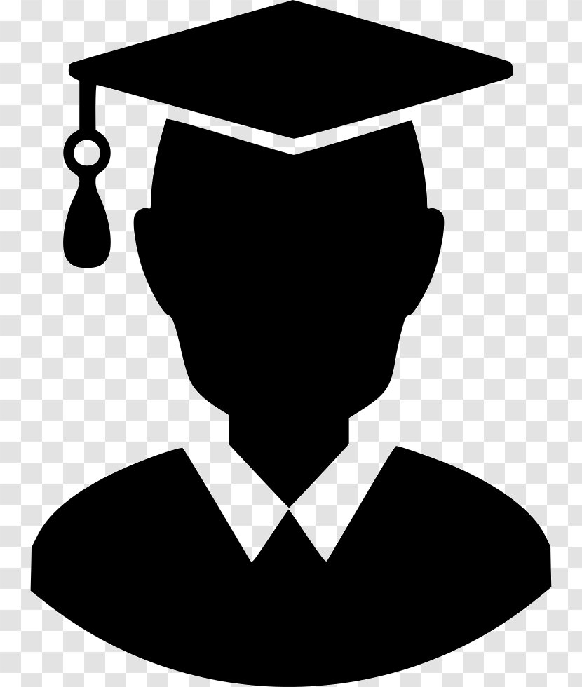 Computer Icons Square Academic Cap Master's Degree - Black And White Transparent PNG