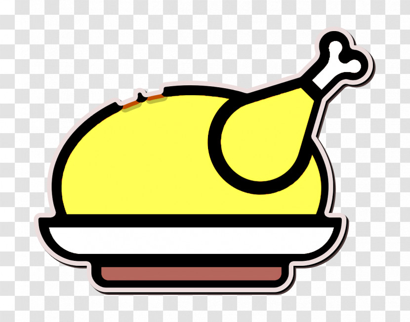 Roast Chicken Icon Gastronomy Icon Chicken Icon Transparent PNG