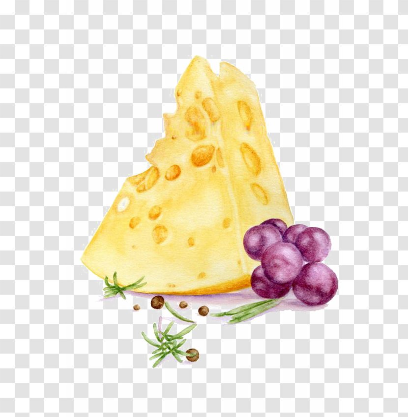 Watercolor Painting Art Printmaking Illustration - Cuisine - Cheese Transparent PNG