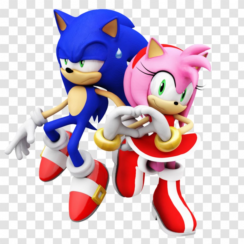 Sonic The Hedgehog Mania Knuckles Echidna Amy Rose Valentine's Day - Material Transparent PNG