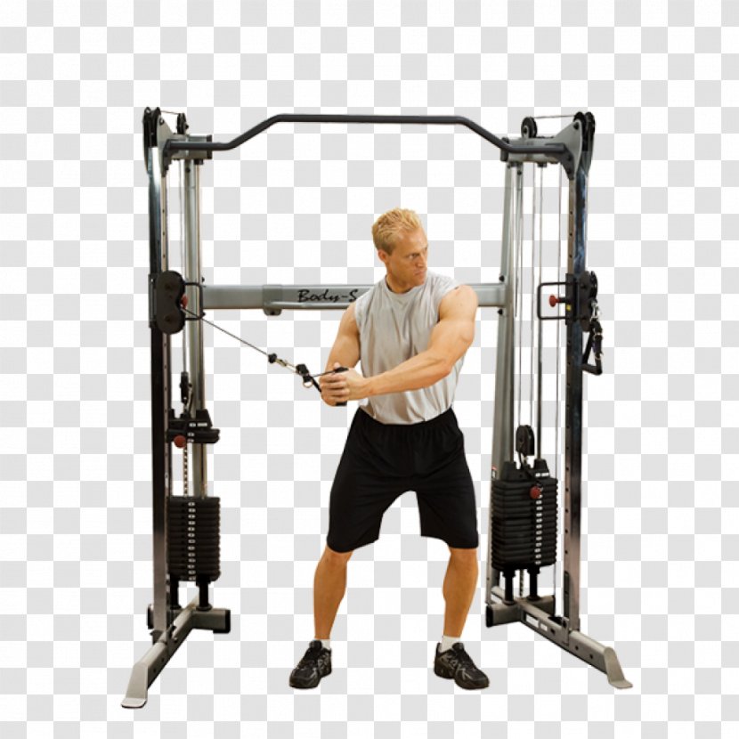 Human Body Cable Machine Fitness Centre Strength Training Physical Exercise - Silhouette - Dumbbell Transparent PNG