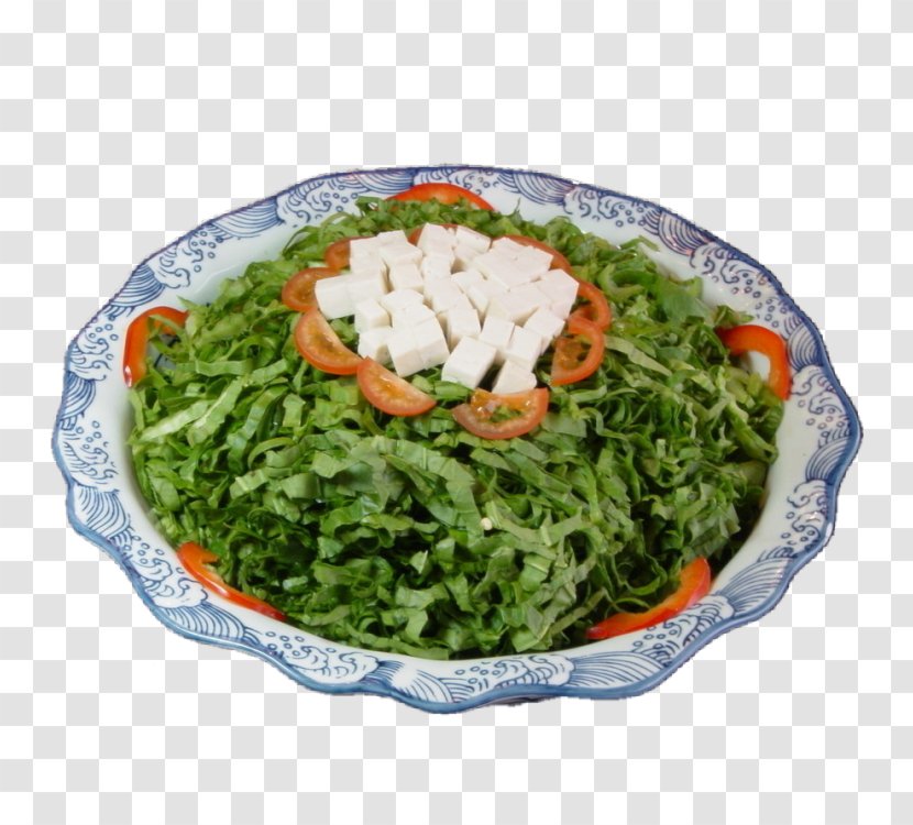 Caesar Salad Vegetarian Cuisine Asian Leaf Vegetable Recipe - Food - Tofu Transparent PNG