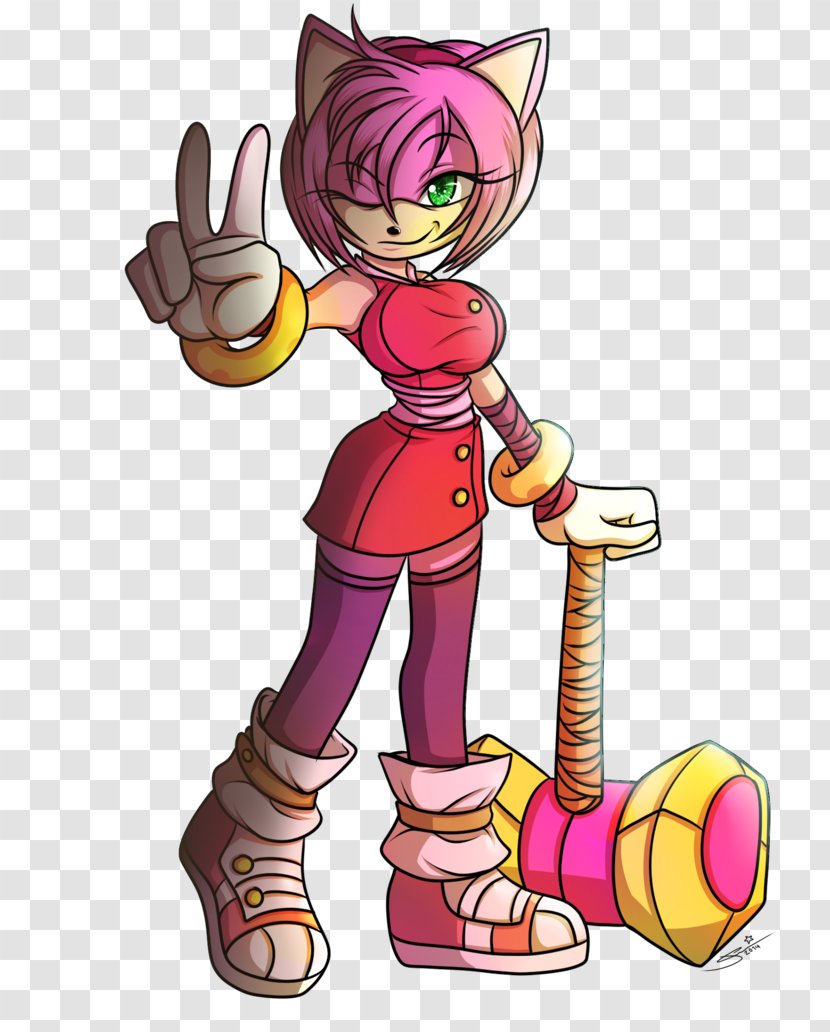Amy Rose Ariciul Sonic Boom: Rise Of Lyric Knuckles The Echidna Tails - Flower Transparent PNG