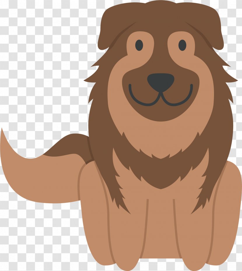 Puppy Dog Lion Euclidean Vector - Nose - Brown Transparent PNG