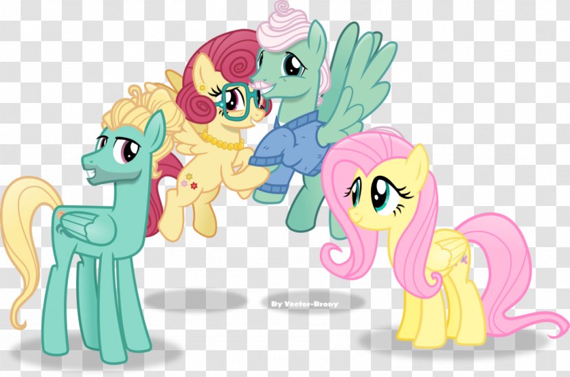 Fluttershy Pinkie Pie Twilight Sparkle Rarity My Little Pony: Friendship Is Magic Fandom - Mythical Creature - Vector Family Transparent PNG