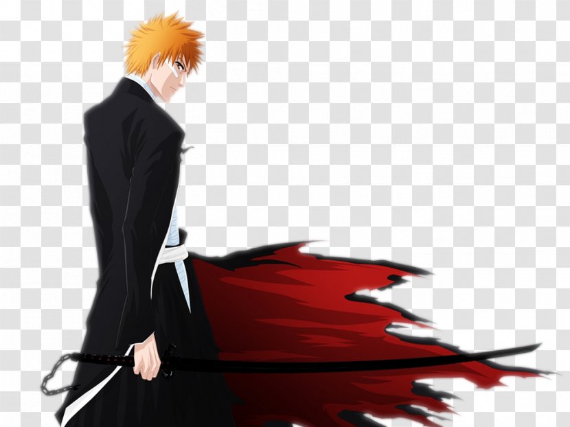 Ichigo Kurosaki Zangetsu Rukia Kuchiki Bleach Orihime Inoue - Cartoon Transparent PNG