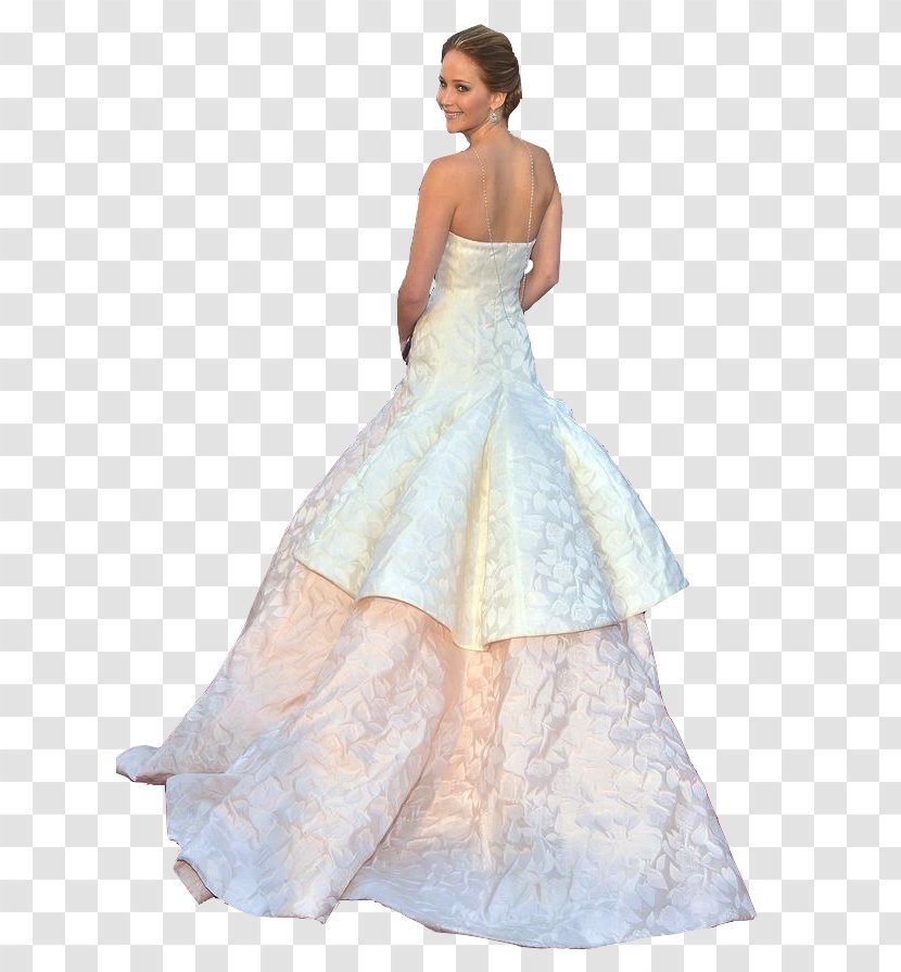Wedding Dress Gown Clothing Formal Wear - Heart - Jennifer Lawrence Transparent PNG