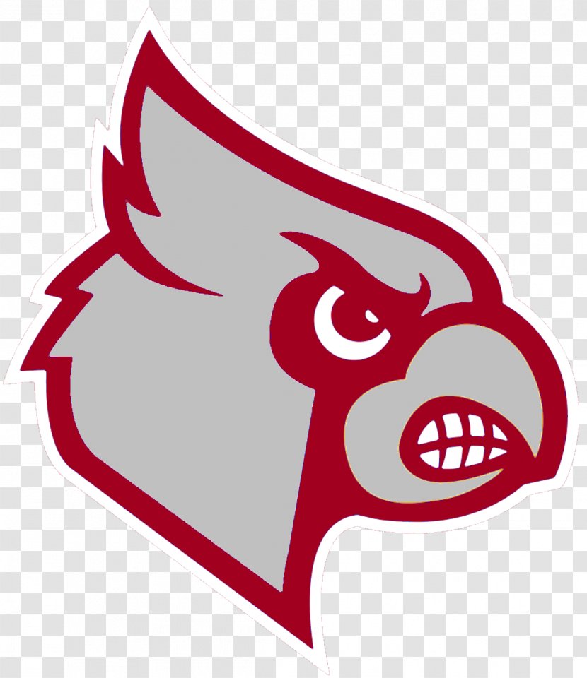 University Of Louisville Cardinals Football Mens Basketball Logo - Decal - Cliparts Transparent PNG