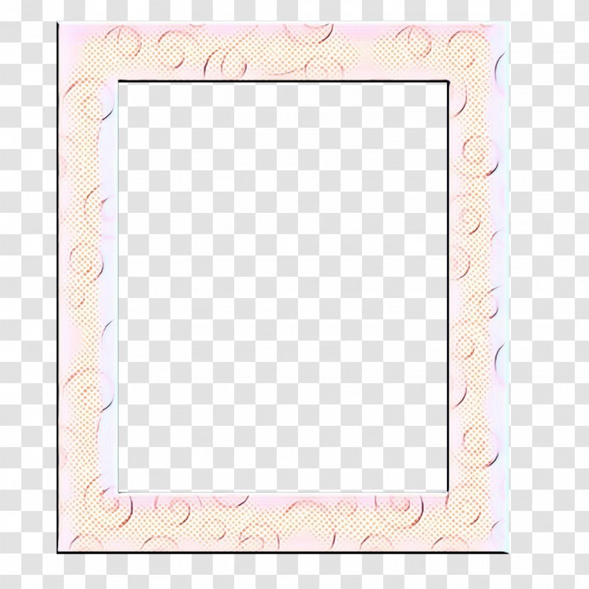 Vintage Retro Frame - Rectangle - Pink Picture Transparent PNG