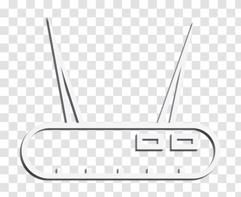 Internet Icon Router Wifi - Logo Text Transparent PNG