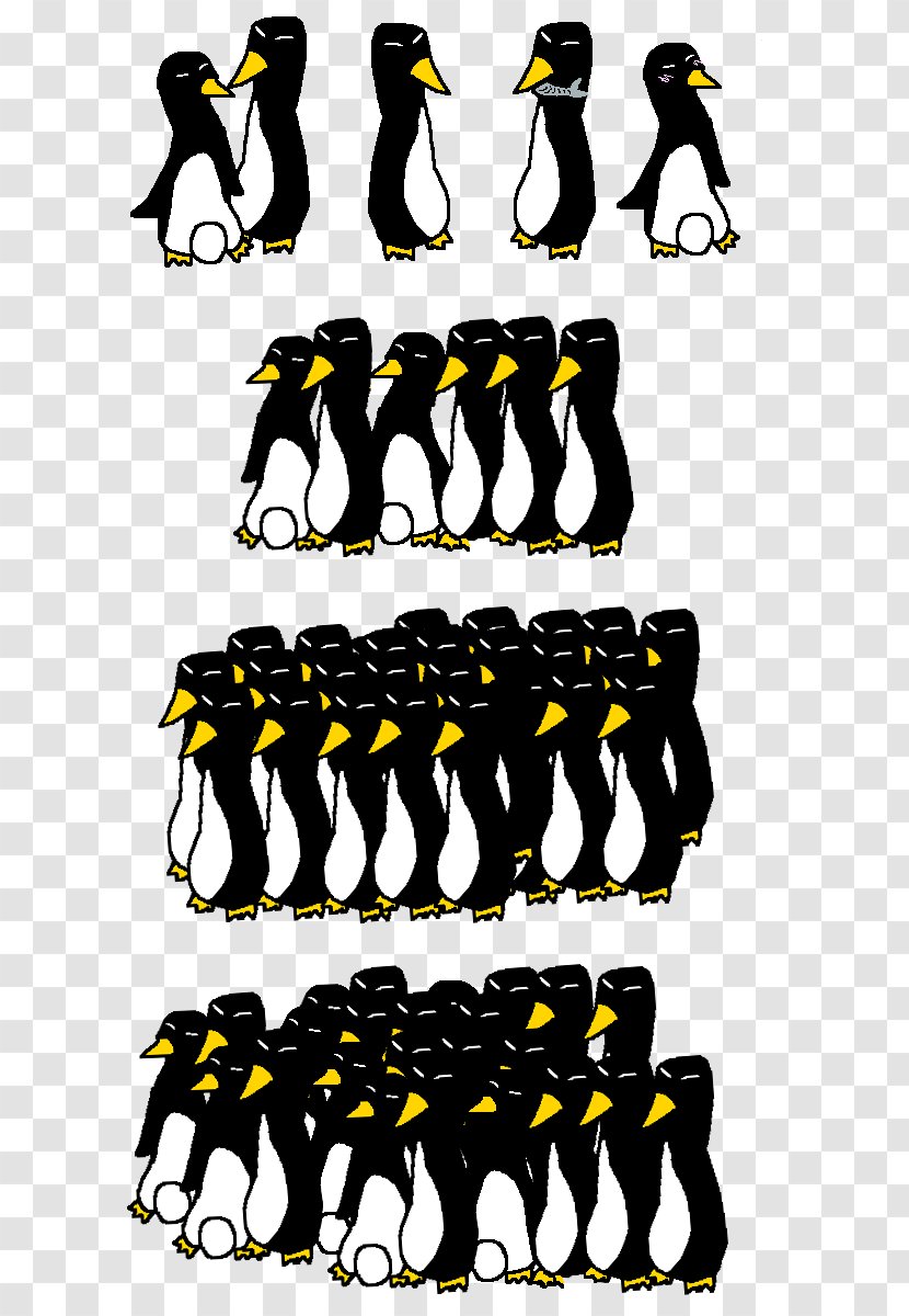 King Penguin Beak Animated Cartoon Font - Fauna Transparent PNG