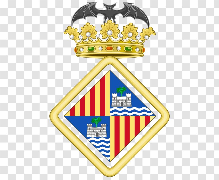 Escudo De Palma Mallorca Coat Of Arms Barcelona Digital Kingdom Majorca - Signage Transparent PNG