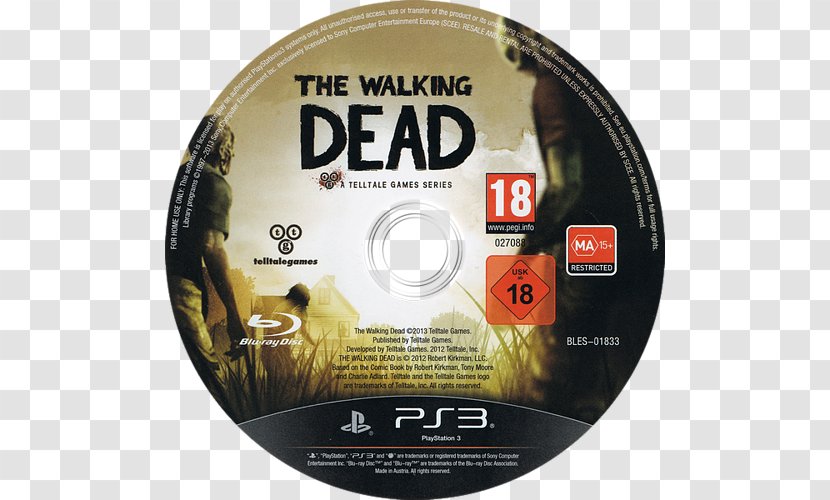 The Walking Dead: A New Frontier Season Two Game Of Thrones Telltale Games - Compact Disc Transparent PNG