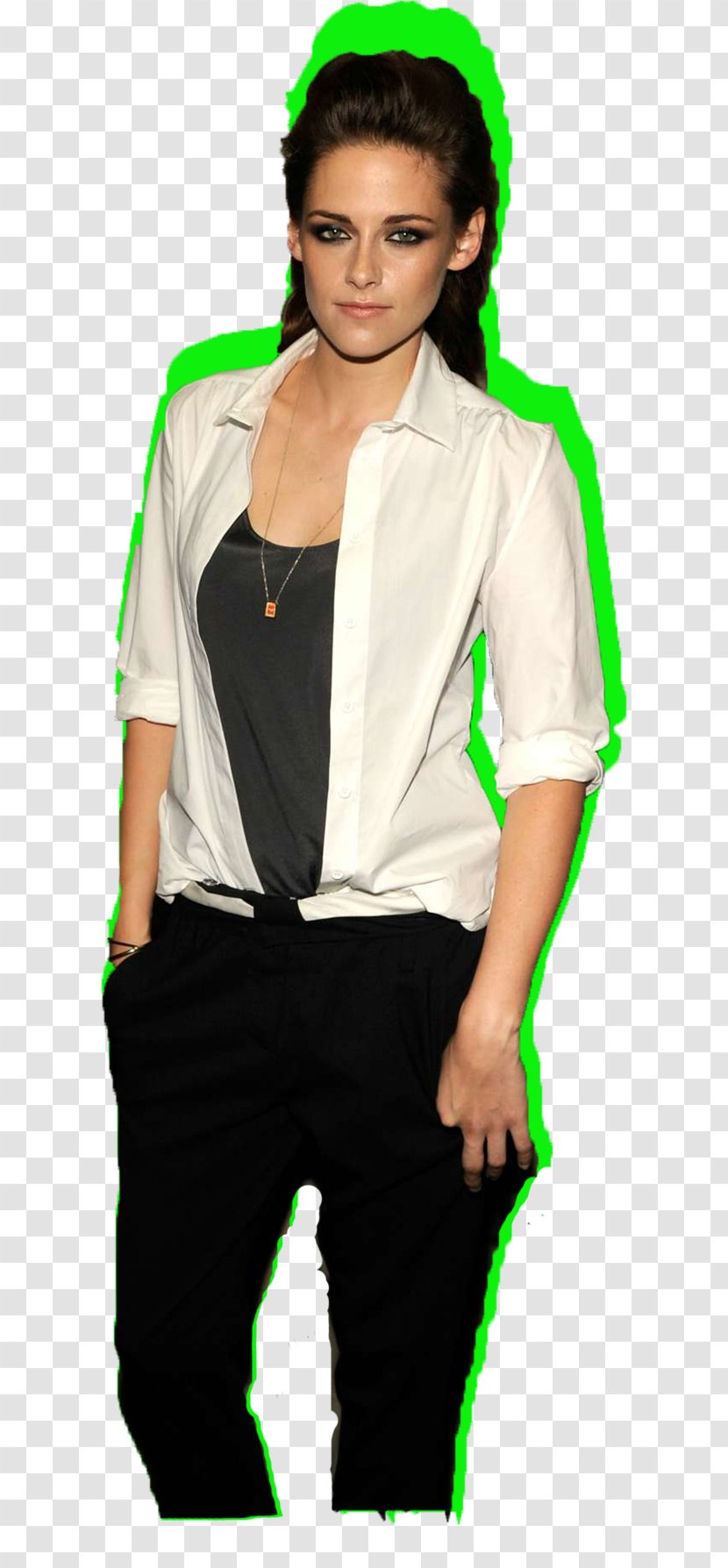 Clothing Outerwear Jacket Shoulder Headgear - Joint - Kristen Stewart Transparent PNG