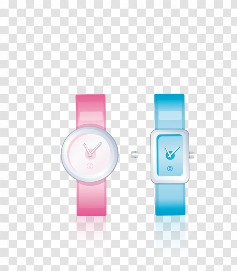 Watch Designer - Rectangle - Couple Watches Transparent PNG