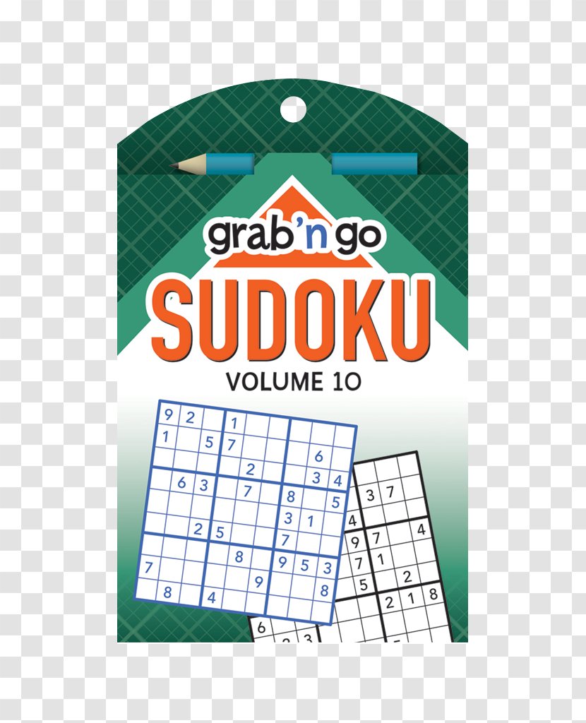 Grab 'n Go Puzzles Sudoku: Cardinal-sapphire Edition Paperback Brand Material - Sudoku Classic Games Transparent PNG