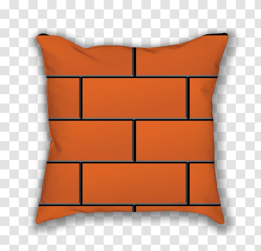 Throw Pillows Cushion Product Design Line Angle - Orange Transparent PNG