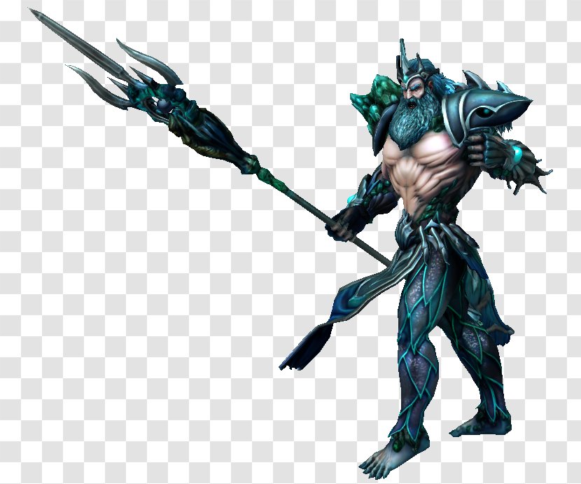 Poseidon Smite Hades Hi-Rez Studios Transparent PNG