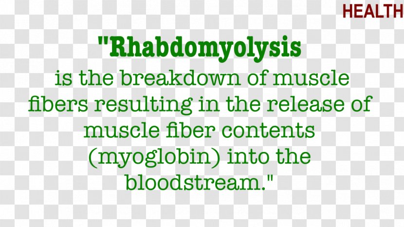 Rhabdomyolysis Muscle Pain Acute Kidney Injury Oliguria - Tree - Compartment Syndrome Transparent PNG