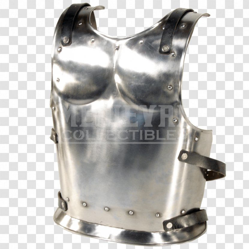 Breastplate Plate Armour Body Armor Middle Ages - Historical Reenactment - Warrior Transparent PNG
