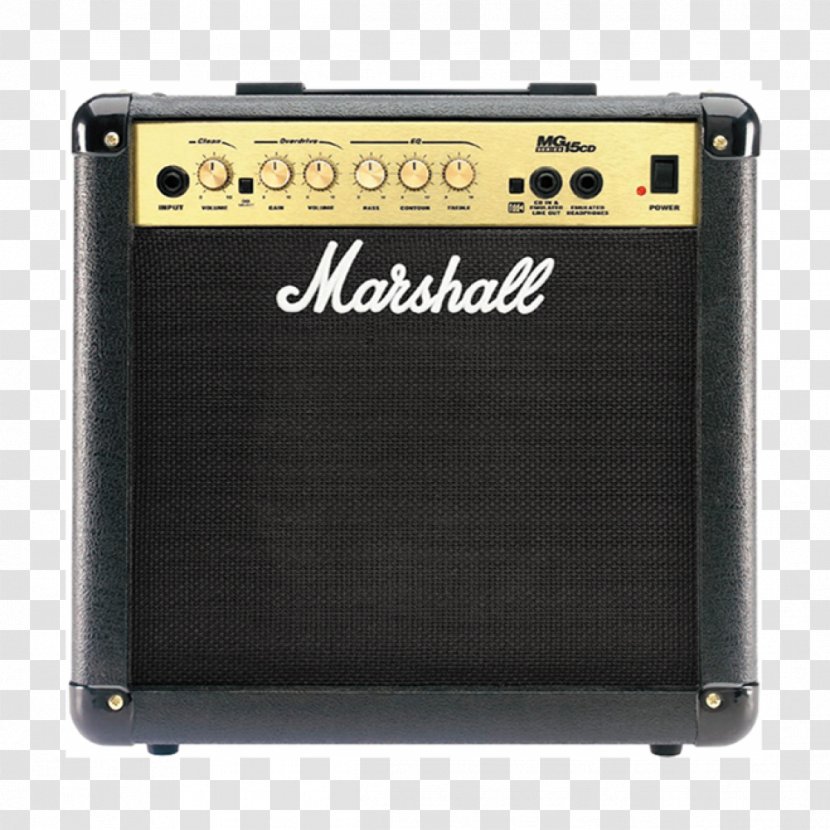 Guitar Amplifier Marshall Amplification Effects Processors & Pedals Recording Studio - Electronics Accessory - Bass Amp Transparent PNG