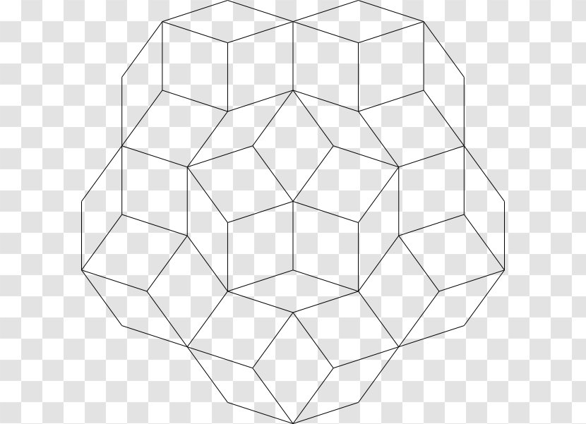 Line Art Symmetry Point - Ball - Geometrical Penrose Transparent PNG