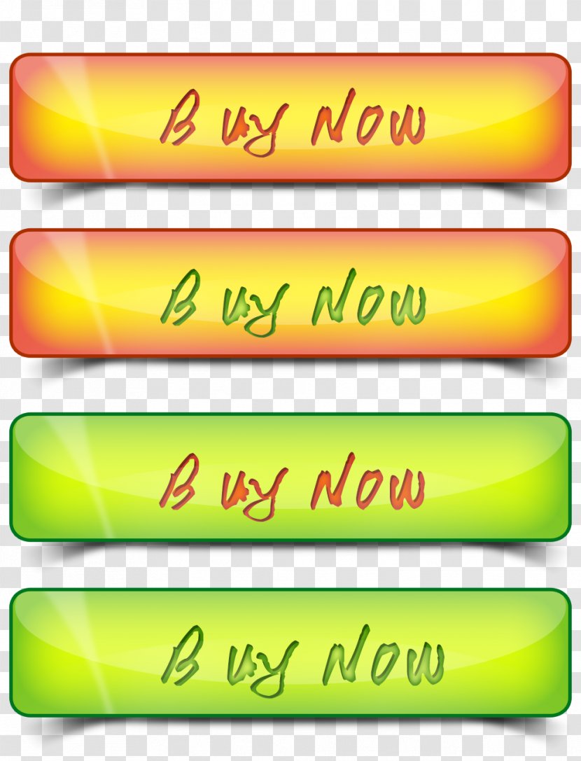 Button Download - Colorful Buy Transparent PNG