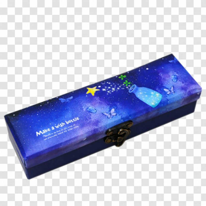 Pencil Case Stationery - Box - Dark Blue Cases Transparent PNG