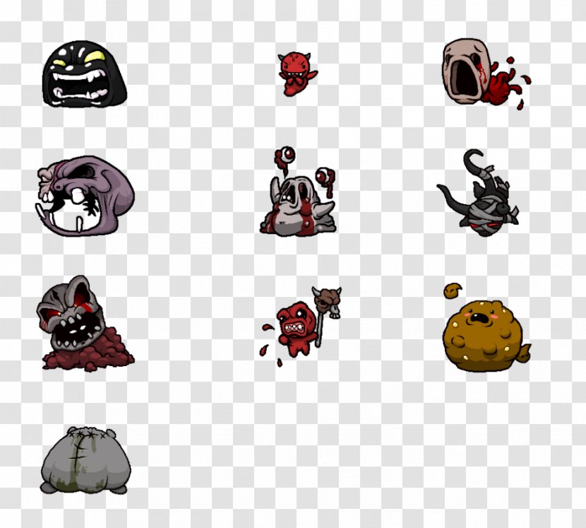 The Binding Of Isaac Sprite Boss Character Transparent PNG