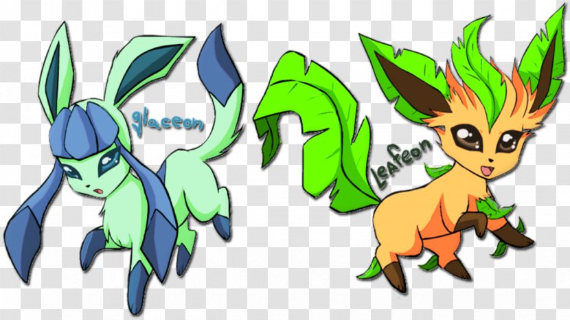 Eevee Leafeon Glaceon Evolution Pony - Fan Art Transparent PNG