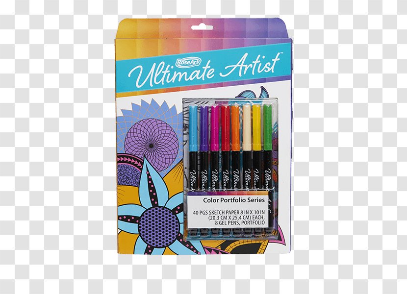 Marker Pen Colored Pencil Artist - Purple Transparent PNG