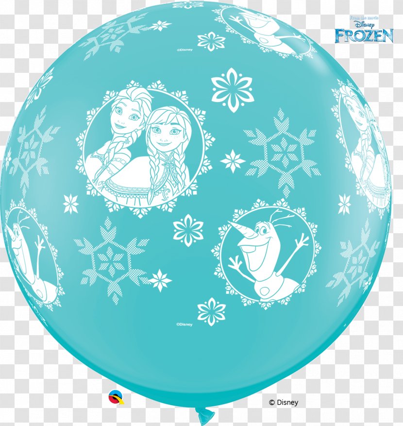 Olaf Elsa Anna Toy Balloon Birthday Transparent PNG