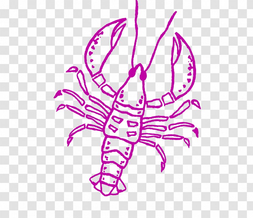 Lobster Seafood Caridea Palinurus Elephas - Vector Painted Lobsters Transparent PNG