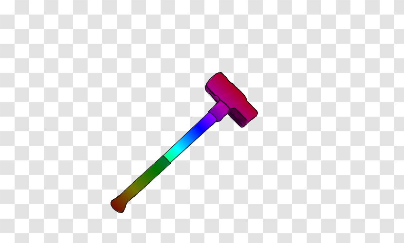 Hammer Weapon Silver Gold Purple Transparent PNG