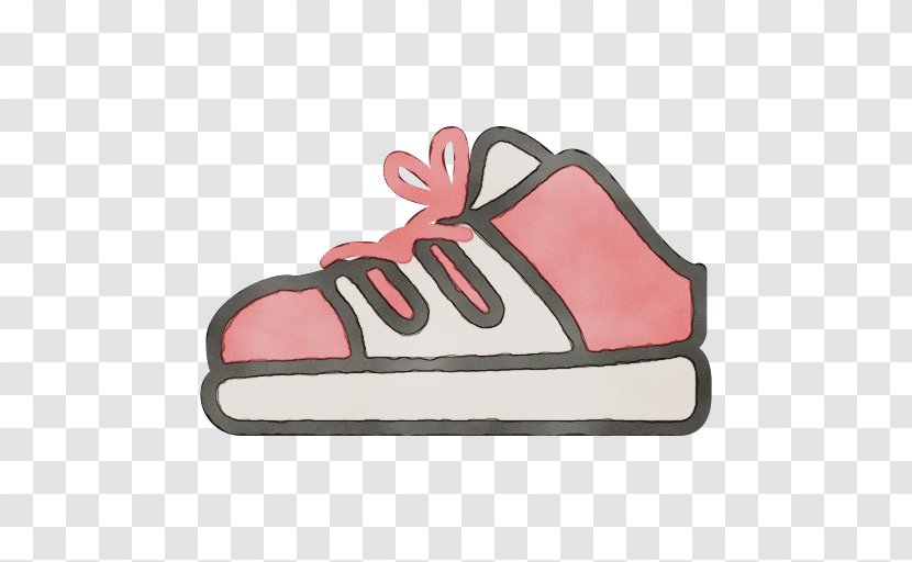 Footwear Pink Shoe Sneakers - Paint Transparent PNG