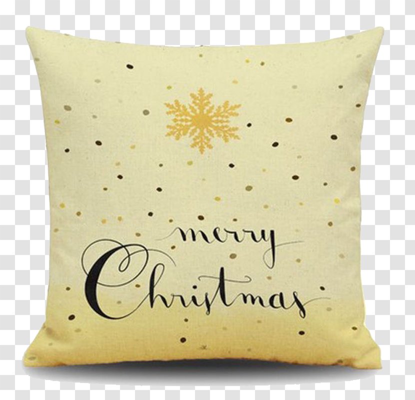 Throw Pillows Christmas Day Cushion Winter - Accent With Bird Motif Transparent PNG