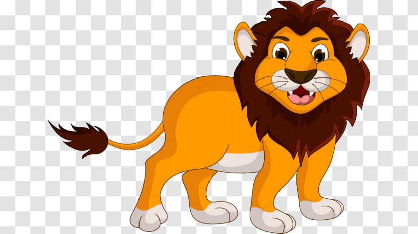 Stock Illustration Cartoon - Big Cats - Lion Transparent PNG