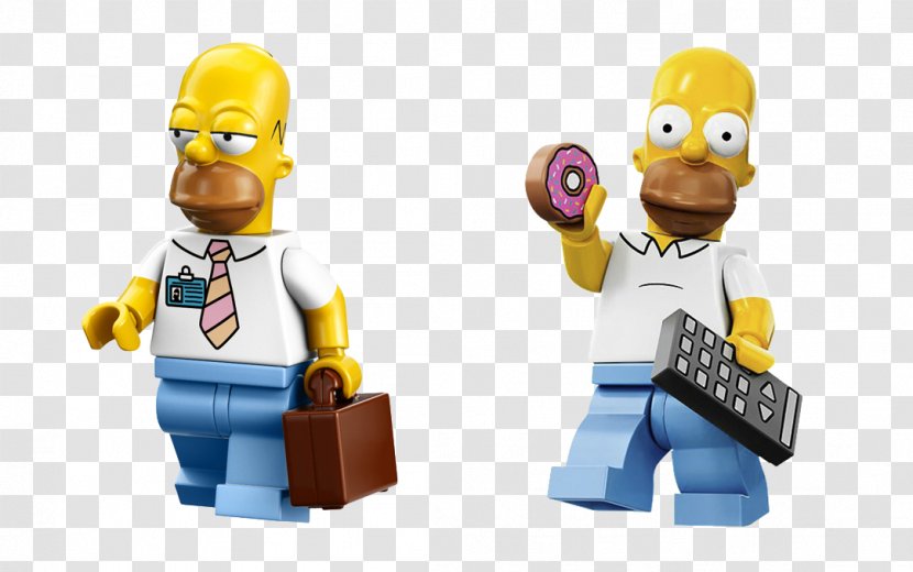 Homer Simpson Bart Marge Lego Minifigures - Simpsons Season 2 Transparent PNG