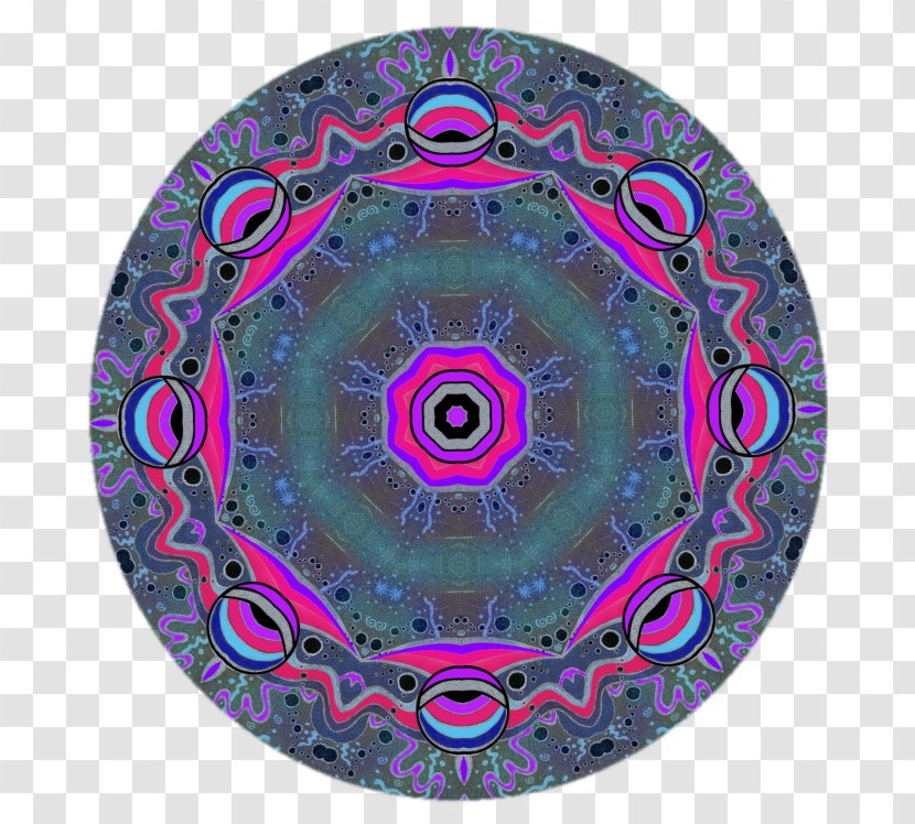 Circle Pattern - Magenta Transparent PNG