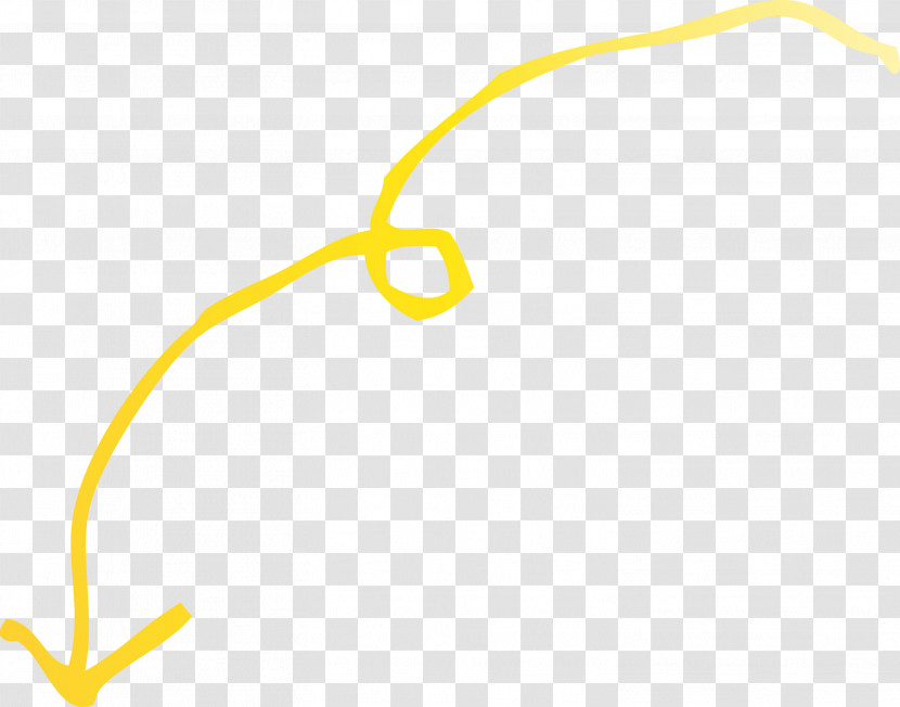 Yellow Line Eyewear Transparent PNG