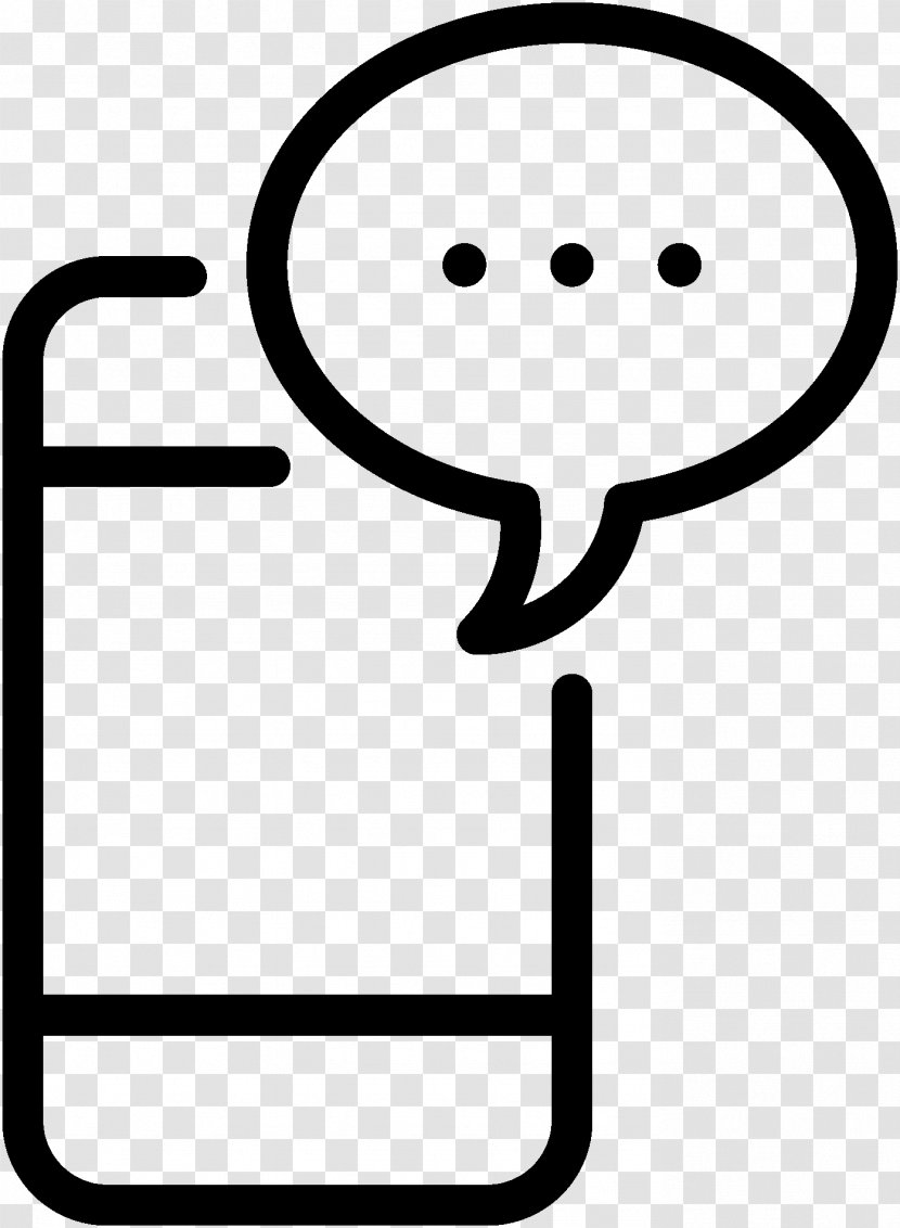 Mobile Phones SMS Telephone Email - Area - Speech Bubble Transparent PNG