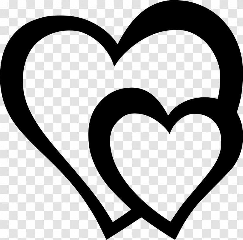 Love Heart Line Clip Art - Area Transparent PNG