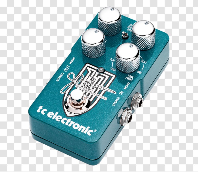 TC Electronic Dreamscape Effects Processors & Pedals Chorus Effect Guitar - Watercolor Transparent PNG