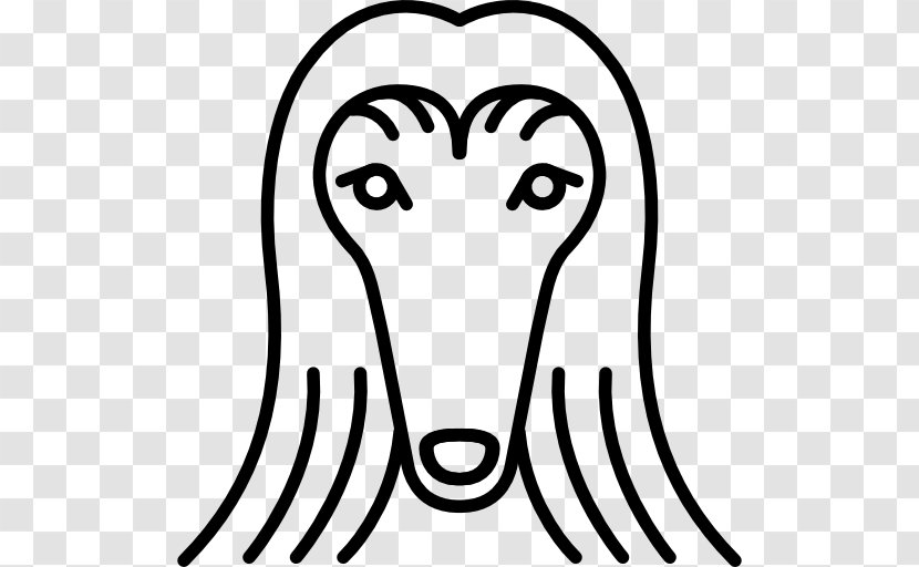 Afghan Hound Snout Spanish Greyhound Clip Art - Tree - Heart Transparent PNG