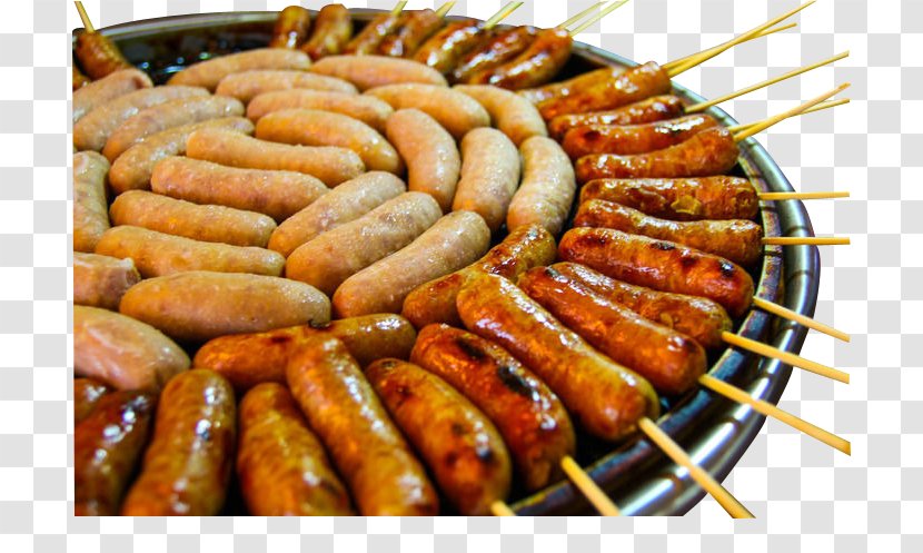 Thuringian Sausage Bratwurst Hot Dog Frankfurter Wxfcrstchen - Delicious Transparent PNG