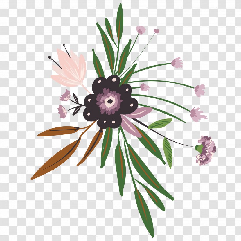 Floral Design Flower Drawing - Watercolor Painting - Decoration Transparent PNG