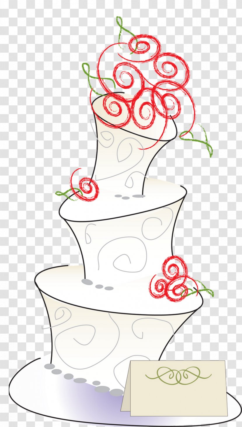 Wedding Cake Cupcake Birthday Clip Art - Flowering Plant - Whimsical Cliparts Transparent PNG