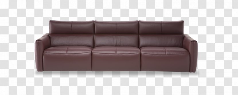 Loveseat Couch Natuzzi Comfort Leather - Chair Transparent PNG