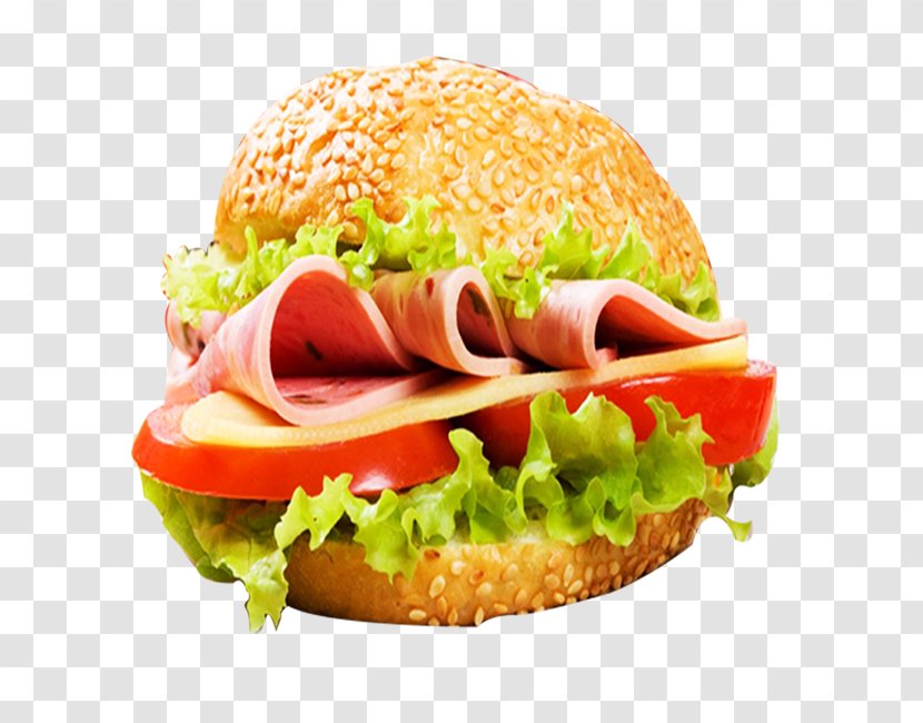 Hamburger Sausage Cheeseburger Whopper Fast Food - Burger Transparent PNG