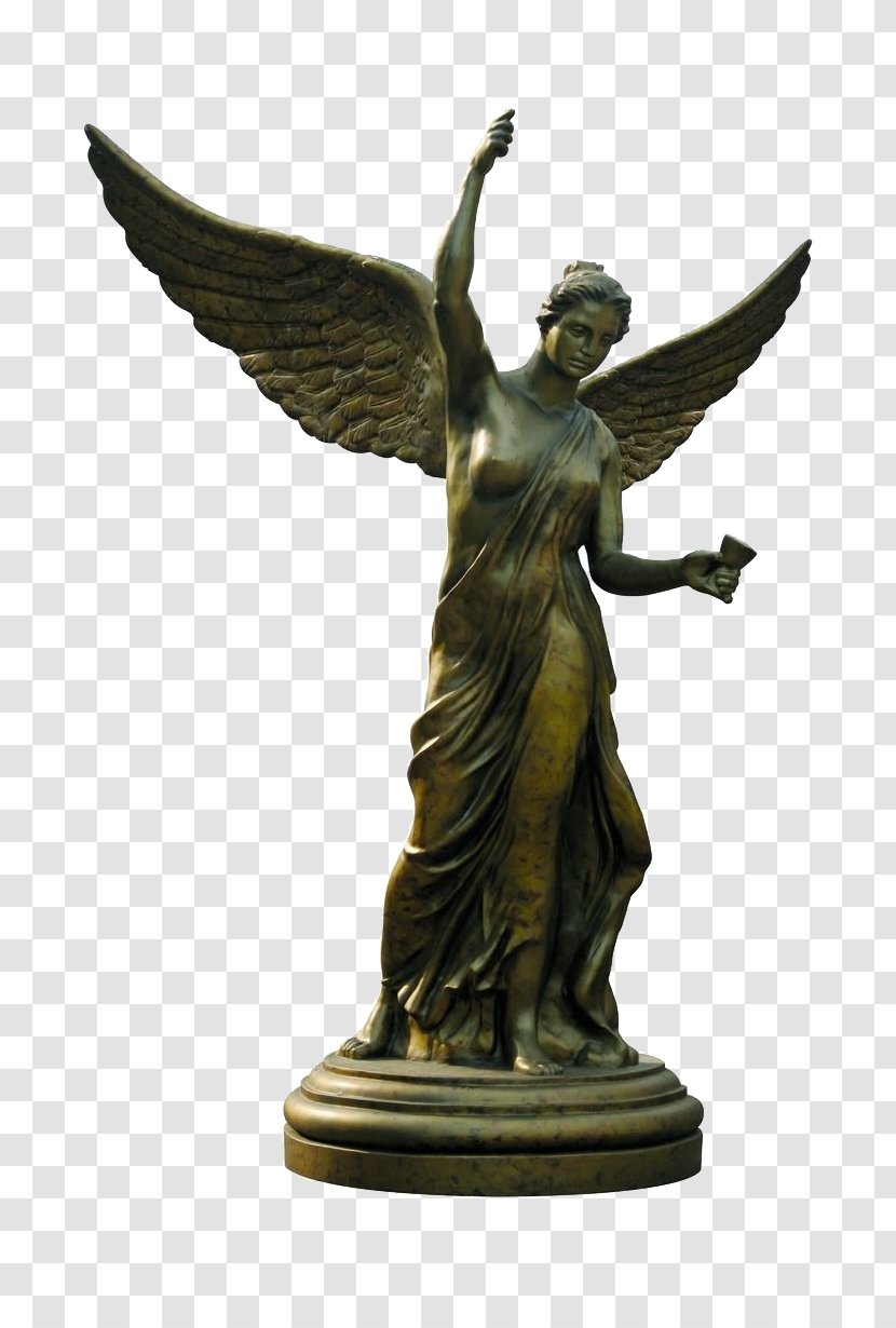 Statue Angel Classical Sculpture U50cf - Metal Transparent PNG